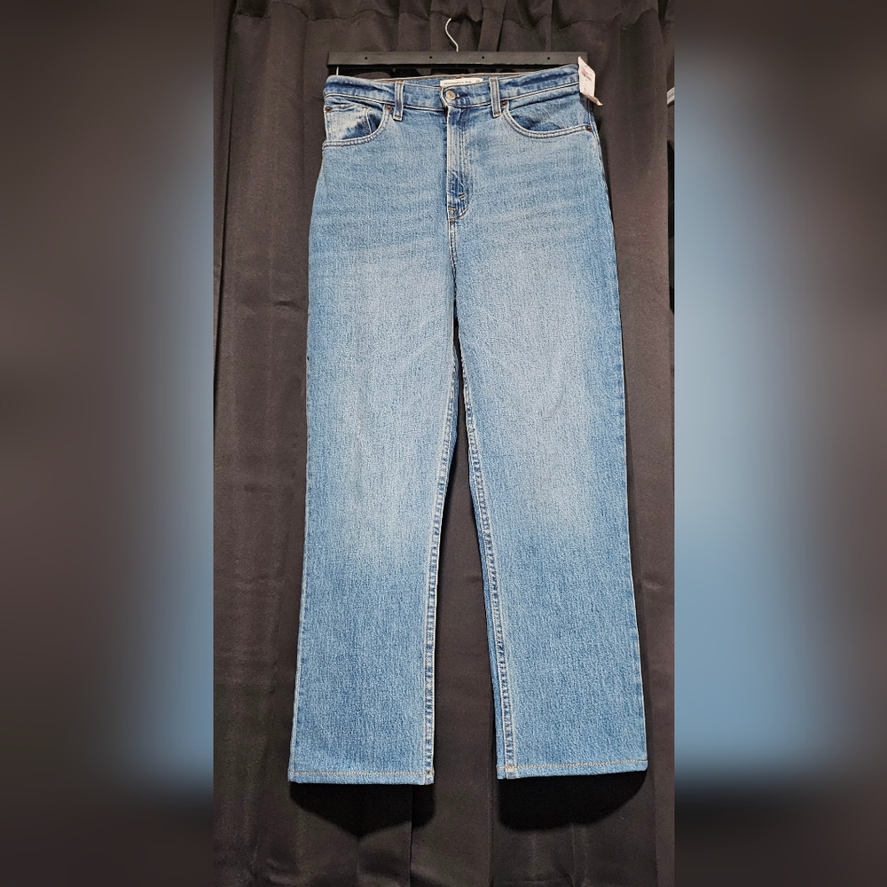 Abercrombie 90s straight ultra high rise sz 6